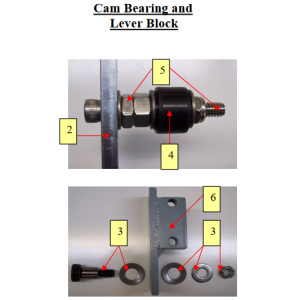 Patty-O-Matic Protege Cam Bearing and Lever Block